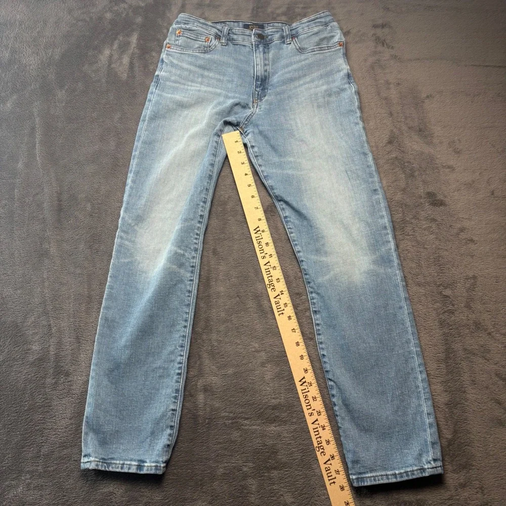 Polo Ralph Lauren Jeans Mens 30 Light Blue‎ Slim Fit Stretch Denim Pants